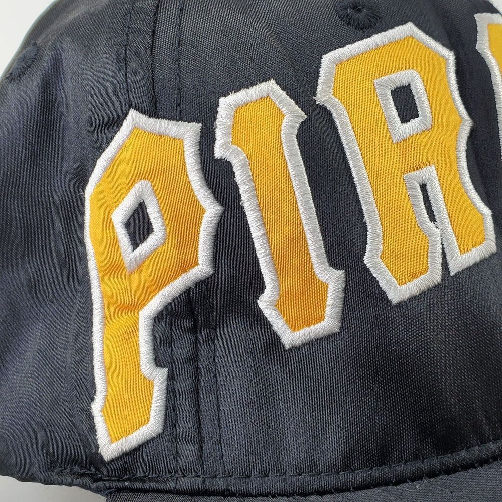 Vintage Rare Pittsburgh Pirates American Needle Hat‎ Script Snapback Black Cap - Picture 6 of 16